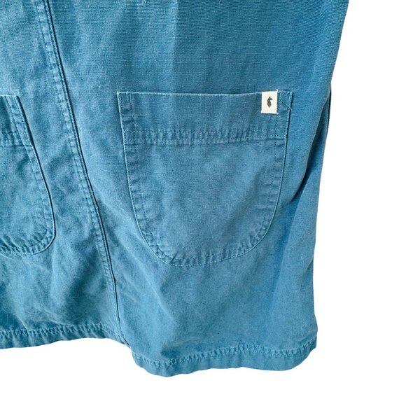 Cotopaxi Mercado Camp Shift  Dress Small 100% Organic Cotton Canvas Blue - Picture 4 of 9